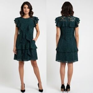Marissa Webb Crew Neck Mini lace Dress Size: L
NWT